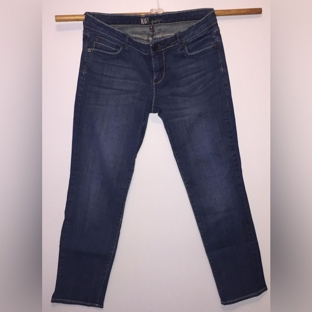 KUT From The Kloth Women's Katy Boyfriend Straight Leg Jeans Size 8 #409